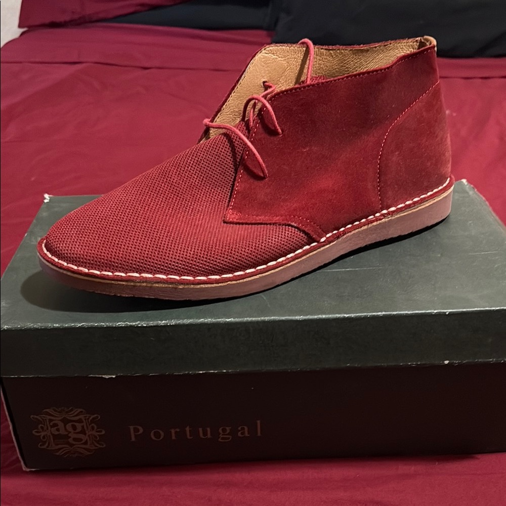 Burgundy Men's Shoes